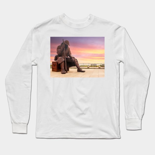 Tommy Sunset Long Sleeve T-Shirt by Reg-K-Atkinson